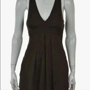 Theory Davis B Wool Blend Black Sleeveless Sheath Dress With Pockets Size 2 LBD